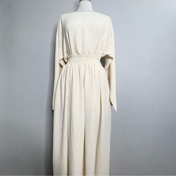 EILEEN FISHER NEW YORK Vintage Laundered Crinkle Rayon Long Sleeve Tunic Top - Picture 7 of 7